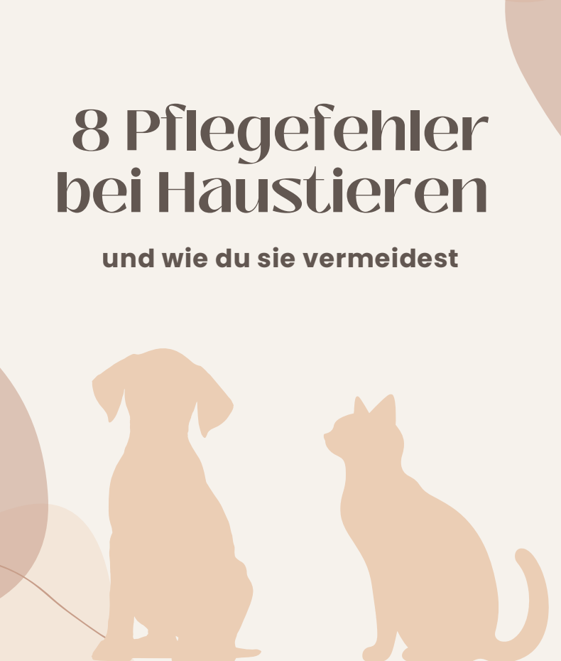 8 Pflegefehler bei Haustieren